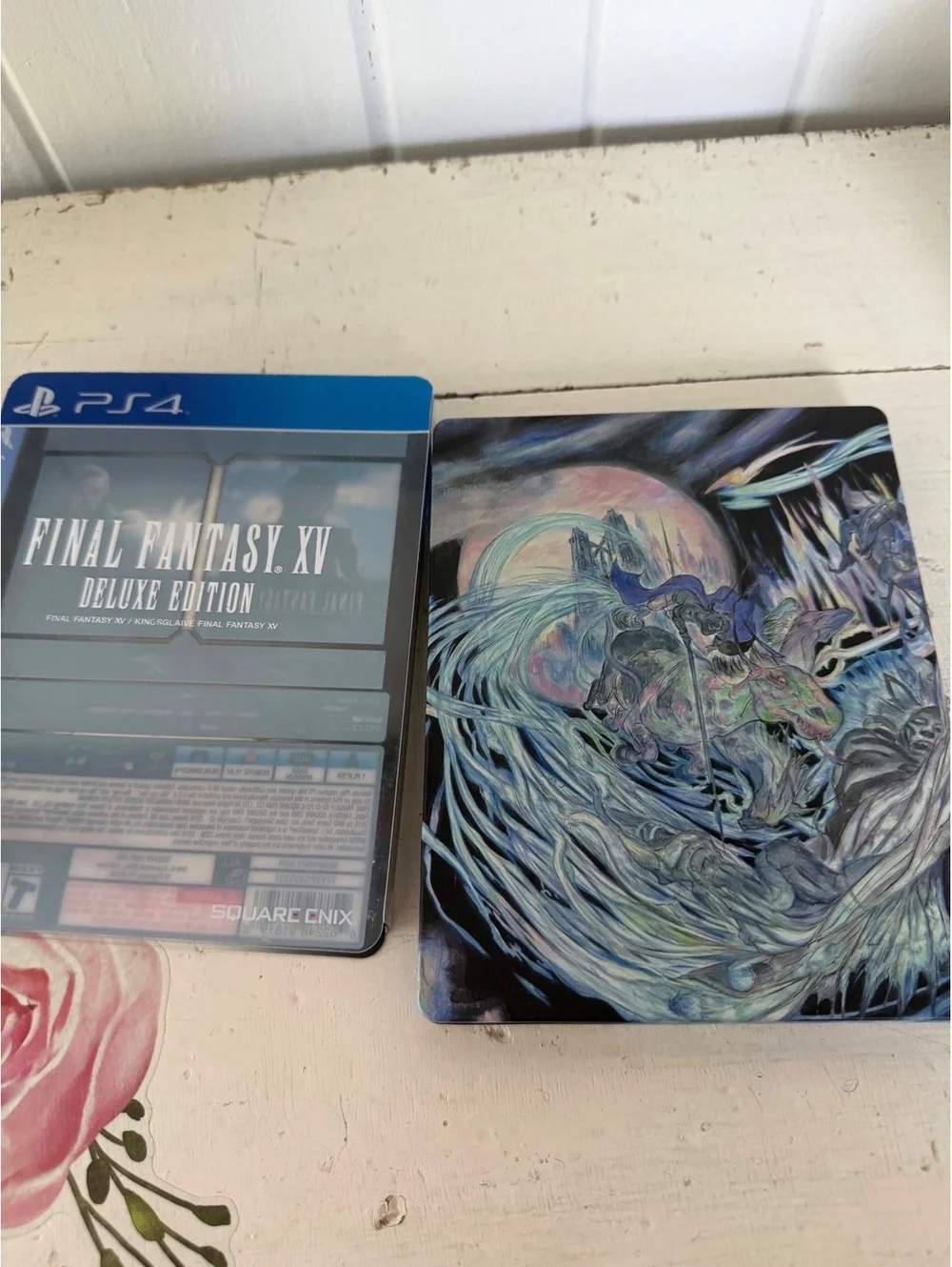 Final Fantasy XV Deluxe Edition PS4 Game with Steelbook Case and Bonus Content